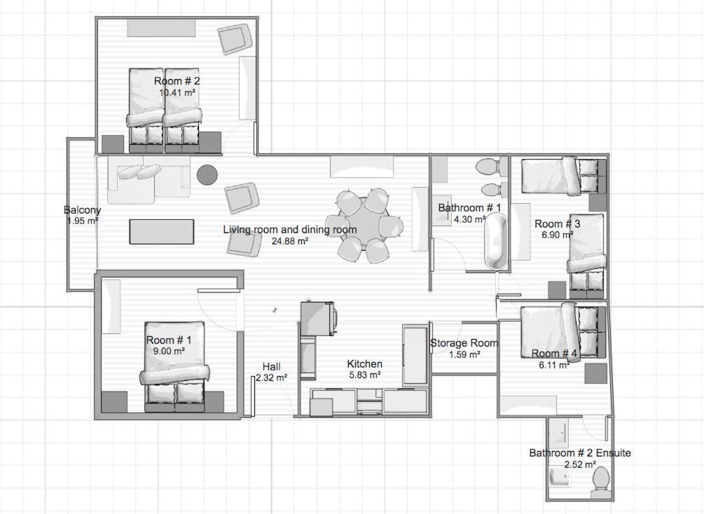 Acogedor Apt 8Pax 4Bdr 2Bth - Cozyhomesevilla1 Exteriör bild